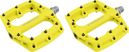 Paire de Pédales Plates Insight Nylon Jaune