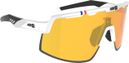 Lunettes AZR Speed RX Blanc Verni / Ecran Hydrophobe Gold 