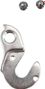 Patte derailleur alu  adaptable    cadre cube (gh - 115)