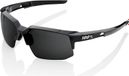 Brille 100% Speedcoupe poliert schwarz / PeakPolar grau Bildschirm