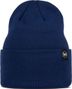 Buff Knitted Hat Dark Blue