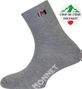 DOUBLES CHAUSSETTES MID TWIN GRISE