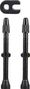 Paire de valves noires Tubeless 40 mm