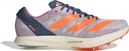 Zapatilla de atletismo adidas adizero Aventi Azul Naranja Violeta Unisex