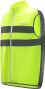 Gilet Réfléchissant en Polyester Veste de Sécurité Nocturne