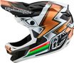 Troy Lee Designs D4 Carbon Full face helmet Black/Orange