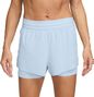 Short 2 en 1 Nike Dri-Fit Swift Bleu Femme