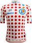 Santini Best Climber Tour de France Polka Dot Jersey White/Red