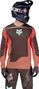 Maillot Manches Longues Fox Flexair Elevated Marron/Corail
