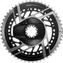 Sram Red AXS E1 2x12S Direct Mount Powermeter Chainrings Black Silver