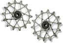 Par de Ruedas Desviadoras Garbaruk para Shimano 12v Plata