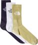 The North Face Everyday Socks Black/White/Green (3 Pairs)