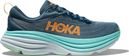 Chaussures Running Hoka Bondi 8 Large 2E Bleu/Orange Homme