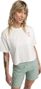 T-shirt ample manches courtes cyclotourisme femme Cyclisme Feel Sand Beige