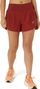 Short Asics Road 3.5in Rouge Femme