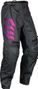 Fly Racing Fly F-16 Children's Pants Grey / Charcoal / Pink