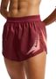 Pantaloncini Nike AeroSwift con spacco, rossi, da donna