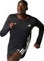 Adidas Adizero Langarmtrikot Schwarz Herren