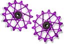Par de poleas de cambio Garbaruk para Shimano 12v Violeta