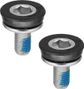 Boulon de manivelle Set M8 BAS15 par 2 pièces noir / argent
