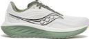 Chaussures Running Saucony Ride 18 Blanc/Kaki Homme