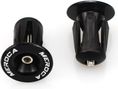 Bouchons de cintre vélo – 22 à 24 mm – Vis M4 – Noir