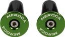 Bouchons de cintre vélo – 22 à 24 mm – Vis M4 – Vert