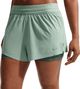 Nike Swift 2-in-1-Shorts für Damen, grün