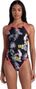 Maillot de Bain Femme Arena Tropical Summer Noir / Orange