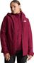 The North Face Carto Mono Triclimate 3-in-1-jas, rood, dames