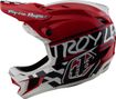 Troy Lee Designs D4 Polyacrylite Mips White/Red full-face helmet