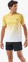Compressport Performance Short Sleeve Jersey Yellow Grey Man