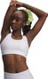 Under Armour HeatGear Moderate Support Sports Bra for Women, White