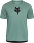 Fox Ranger Head Children's Short Sleeve Jersey Green
