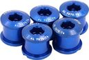 Pride Tornillos/Tuercas Plato Vortex Aluminio Azul