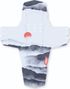 Guardabarros delantero MTB Slicy LARGO Hakuba Blanco / Rojo