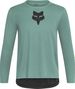 Maglia a maniche lunghe Fox Ranger Head da bambino, verde