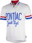 Maillot Manches Courtes Velo Rogelli Pontiac - Homme - Blanc