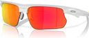 Lunettes Oakley BiSphaera Blanc Polished / Prizm Ruby - Ref : OO9400-0368 