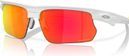 Oakley BiSphaera Brillen Weiß Polished / Prizm Ruby - Ref: OO9400-0368