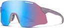 Smith-Brille, mattgrün, Meteorite Crystal ChromaPop Low Light, rosa-blau verspiegelt