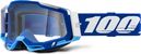 Masque 100% RACECRAFT 2 | Bleu Clair | Verres Clairs