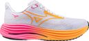 Mizuno Wave Rider 29 Running Shoes White/Orange/Rose Unisex