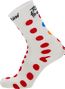 Santini Tour de France-sokken, wit/rood