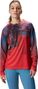 Maglia Endura Tropical LTD da donna a manica lunga rossa