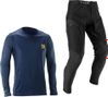 Leatt Gravity 1.0 Long Sleeve Jersey and Pants Kit Blue