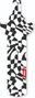 Parafango posteriore stradale Dazzle Black / White