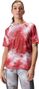 Maglia Endura Pixel Cloud LTD Donna a manica corta rossa