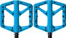 Paire de Pédales Plates Crankbrothers STAMP 1 Bleu