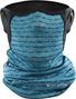 Neck warmer in cooling silk sun protection blue